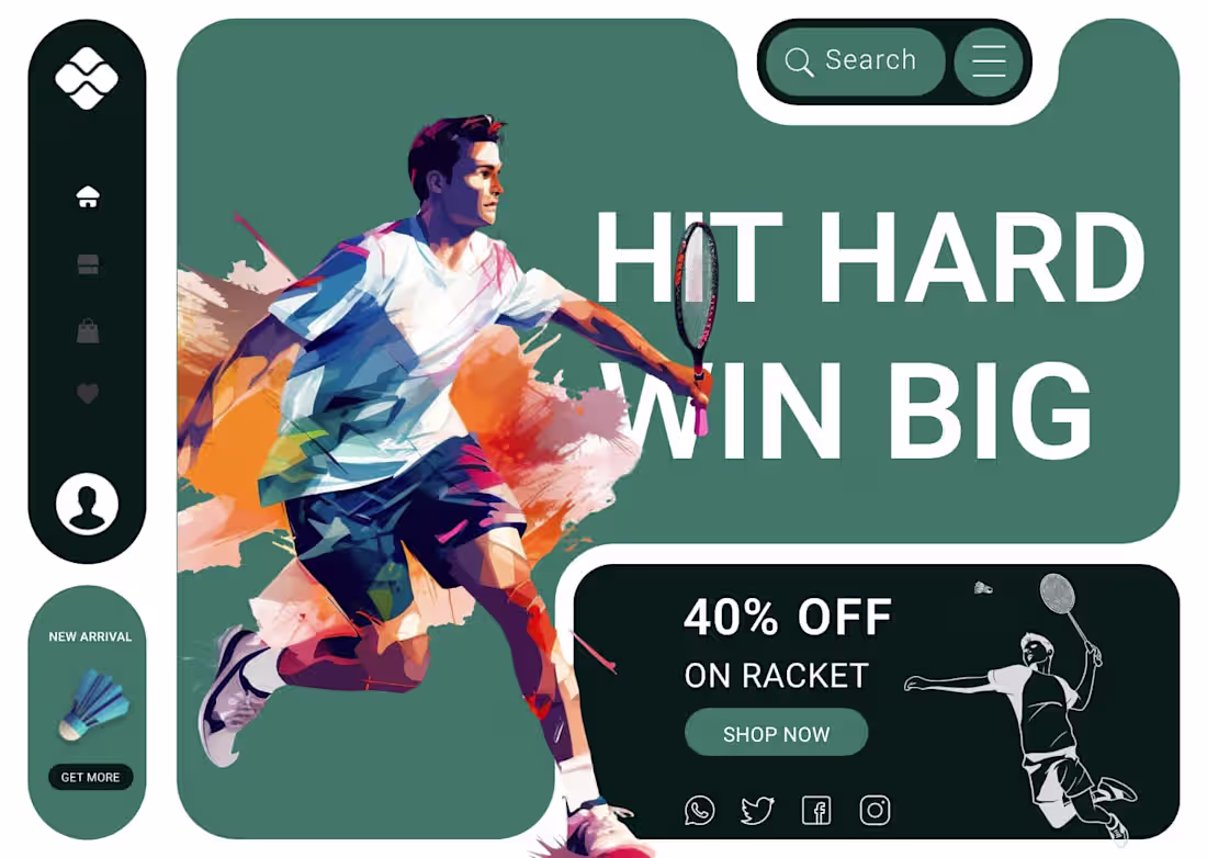 Cover image for Home page design