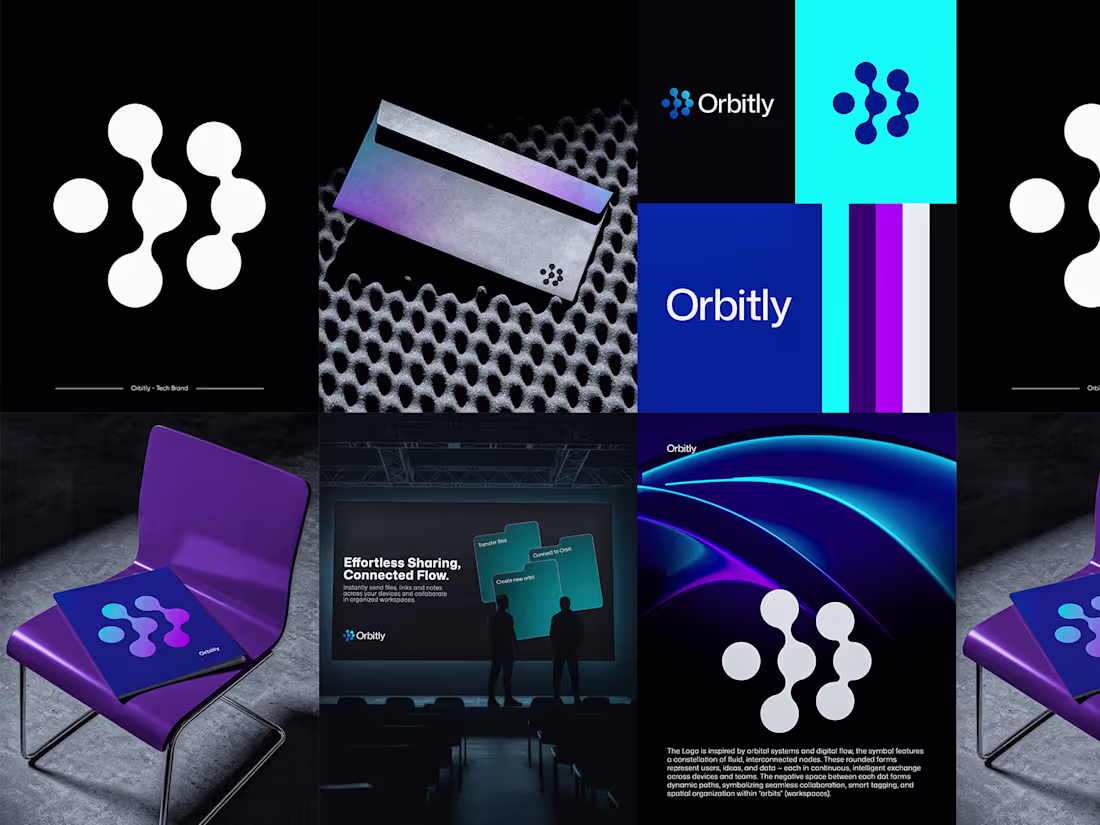 Cover image for Orbitly Brand Identity Design