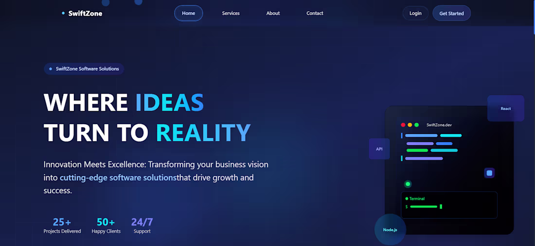 Cover image for E-commerce Website for SwiftZone
Built a