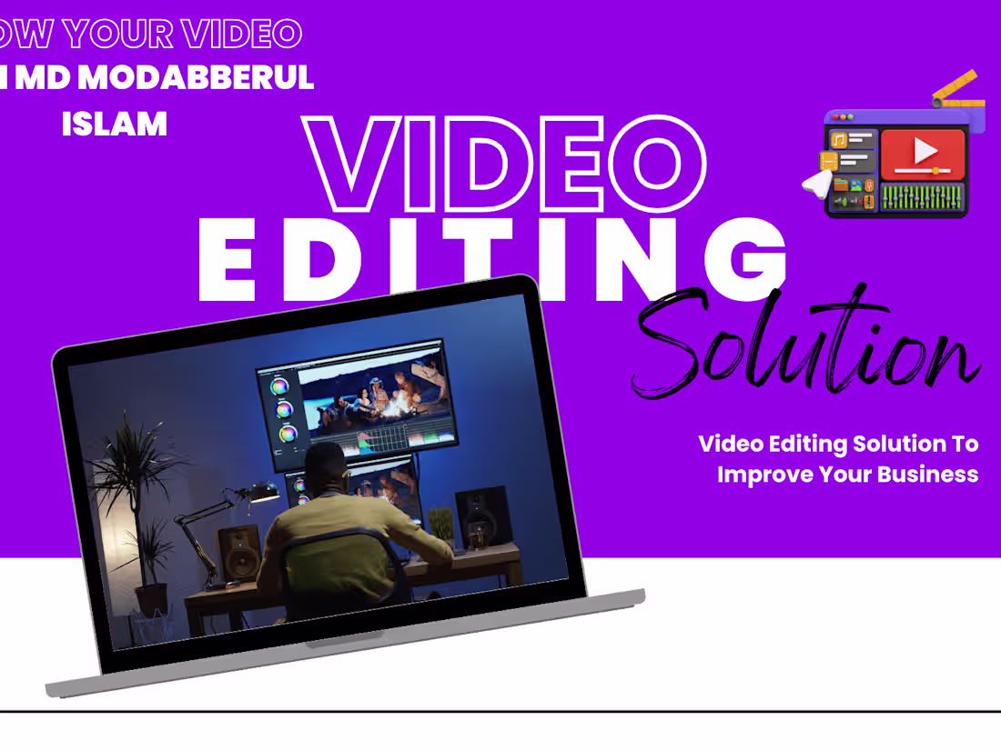 Cover image for Video Editing Services | grow your Video with me