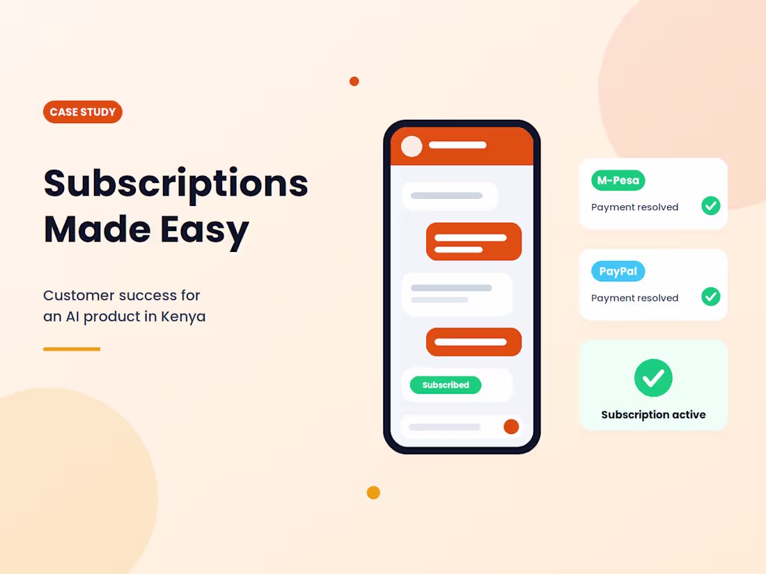 Cover image for  Supporting Customer Growth and Subscription Adoption in Kenya
