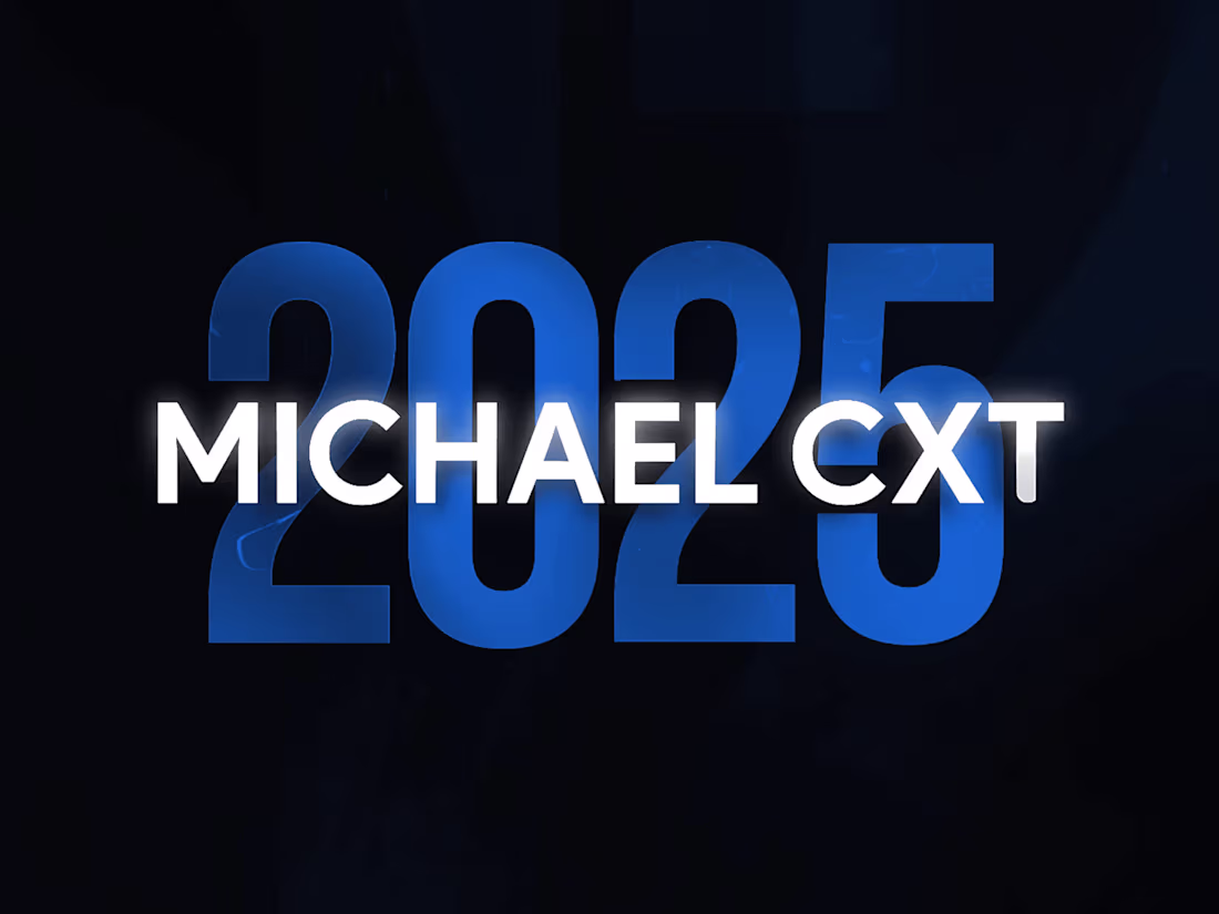 Cover of Michael CXT’s 2025 3D reel