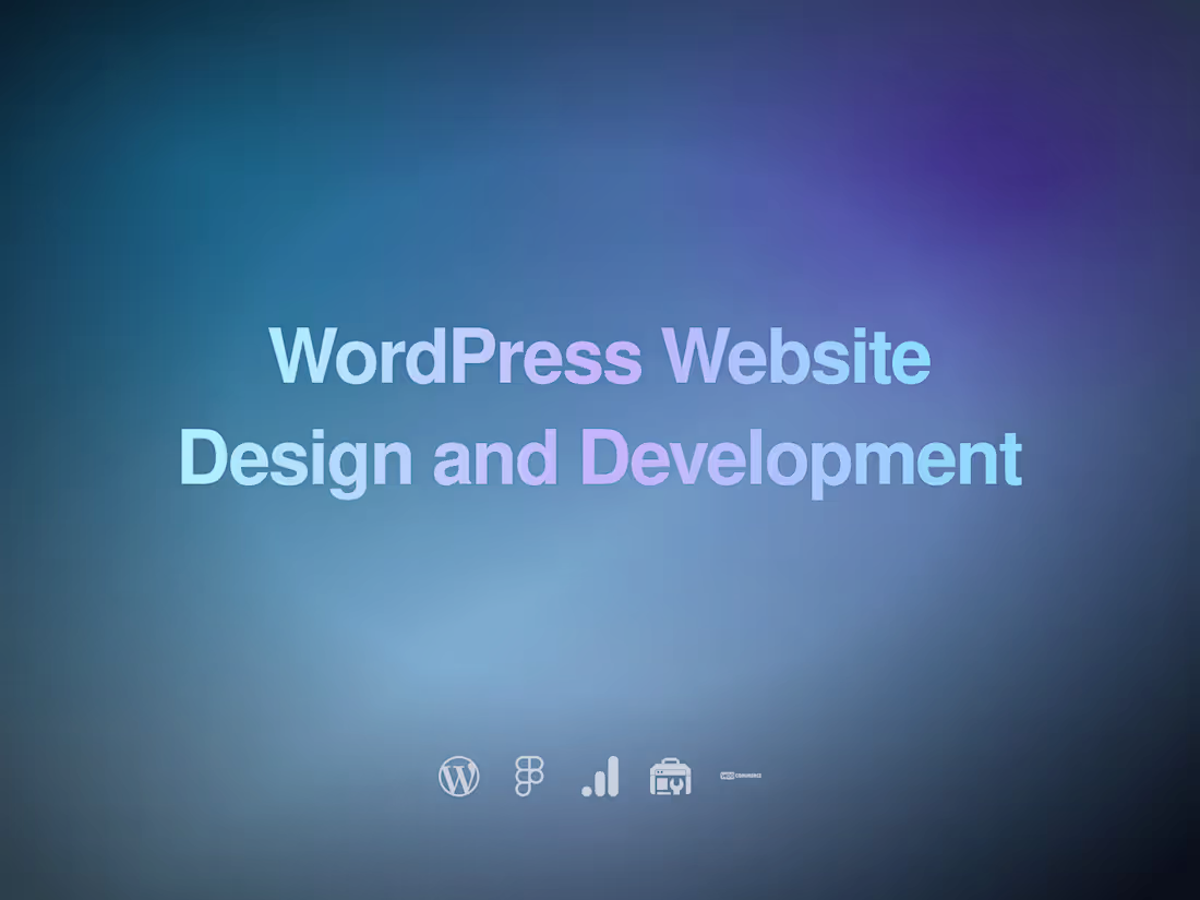 Cover image for Fast WordPress websites built around measurable growth.