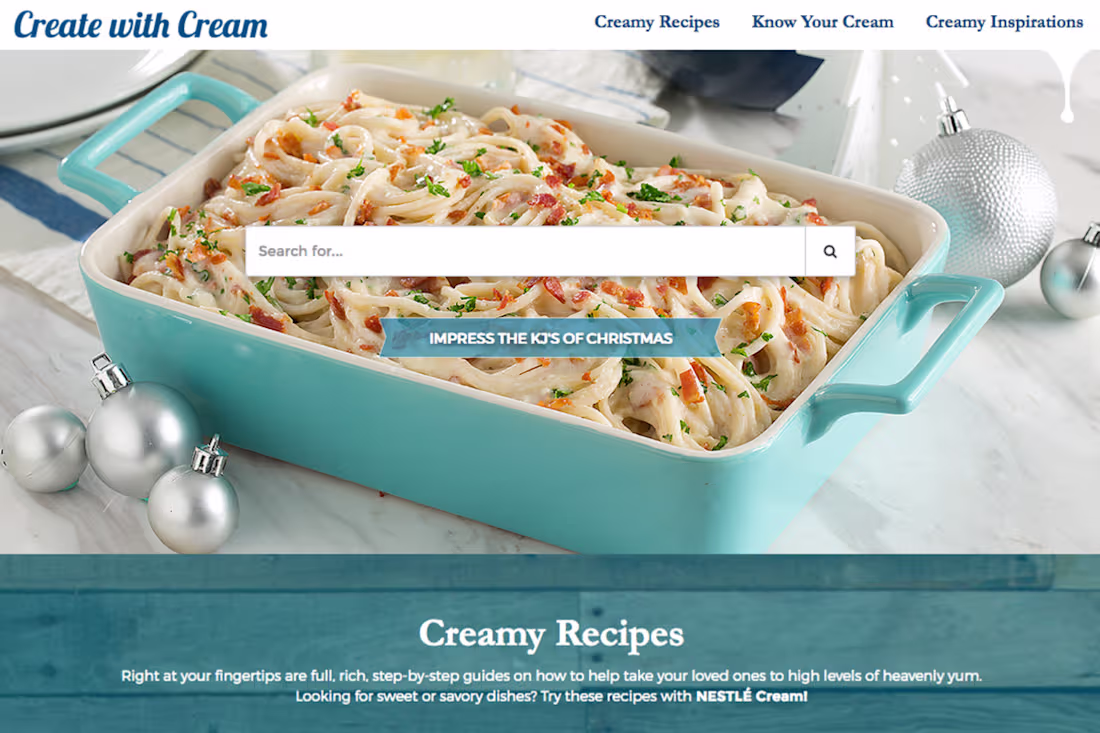 Cover image for CREATE WITH CREAM: Creative & Visual Direction and Interaction Design