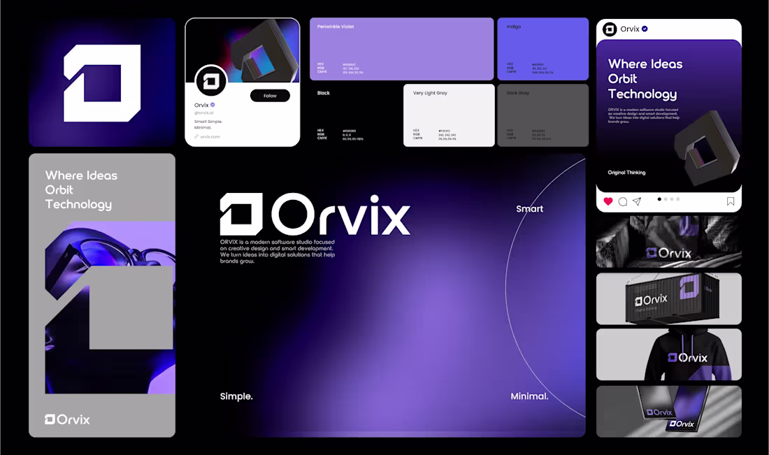 Cover image for Designed the brand identity for
