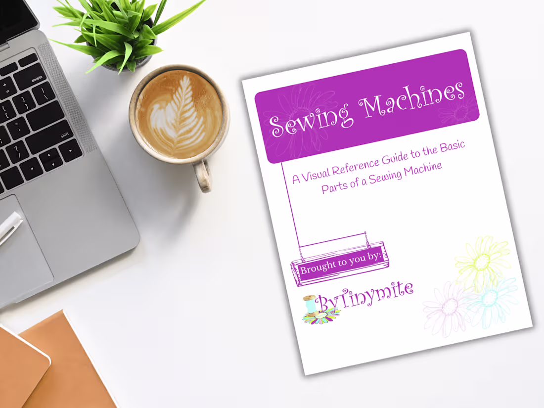Cover image for Educational PDF:  Parts of A Sewing Machine