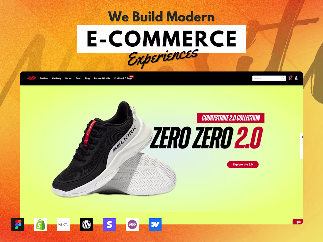 Cover image for Custom E-commerce Website Design & Development