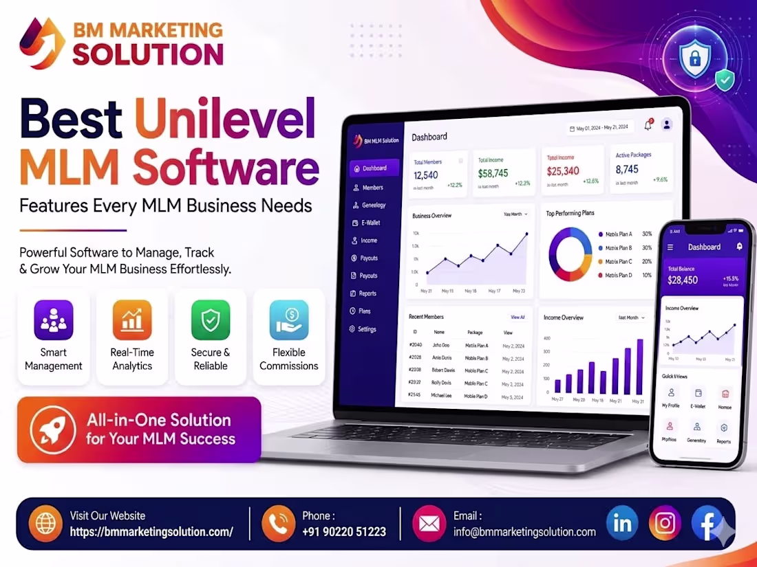 Cover image for Best Matrix MLM Software Features