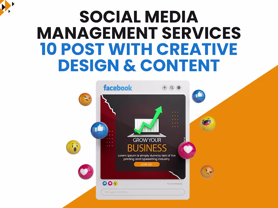 Cover image for Facebook & Instagram Creative Content & Management / 10 Post
