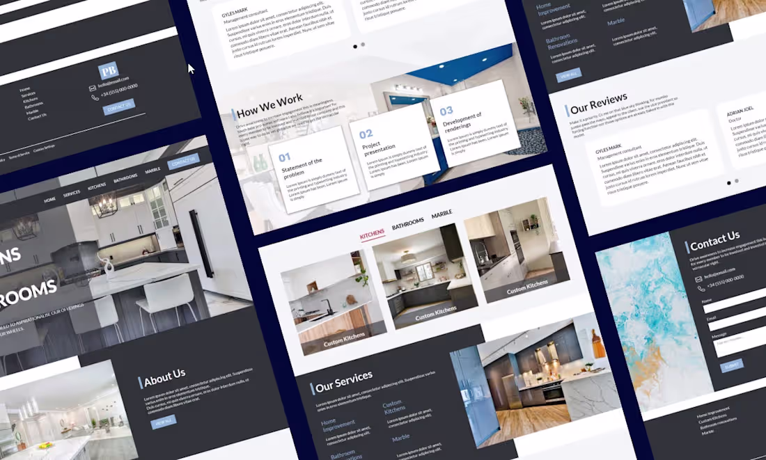 Cover image for Bussines website with Elementor Pro