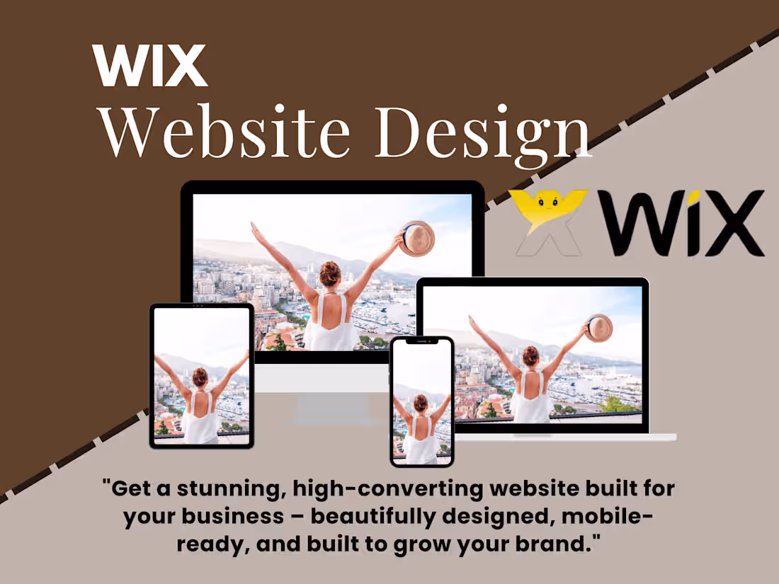 Cover image for wix online ecommerce website redesign wix website design