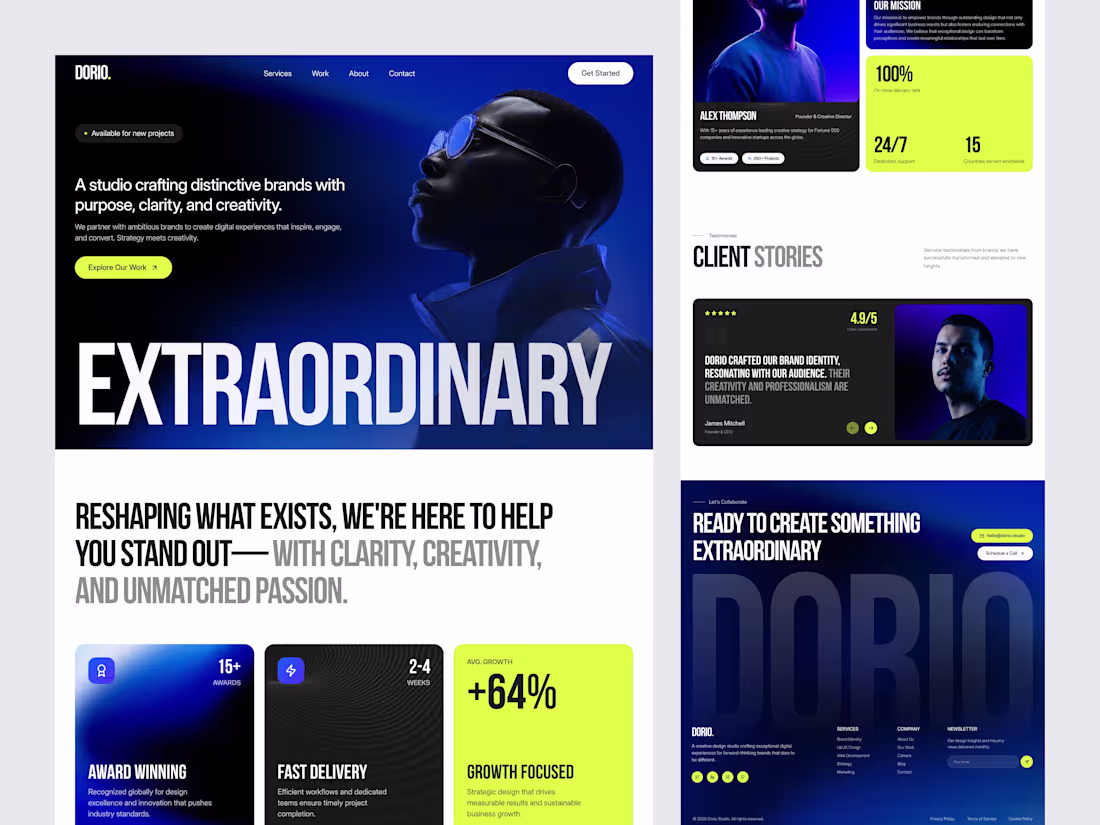 Cover image for Creative Agency Landing Page Design
Share