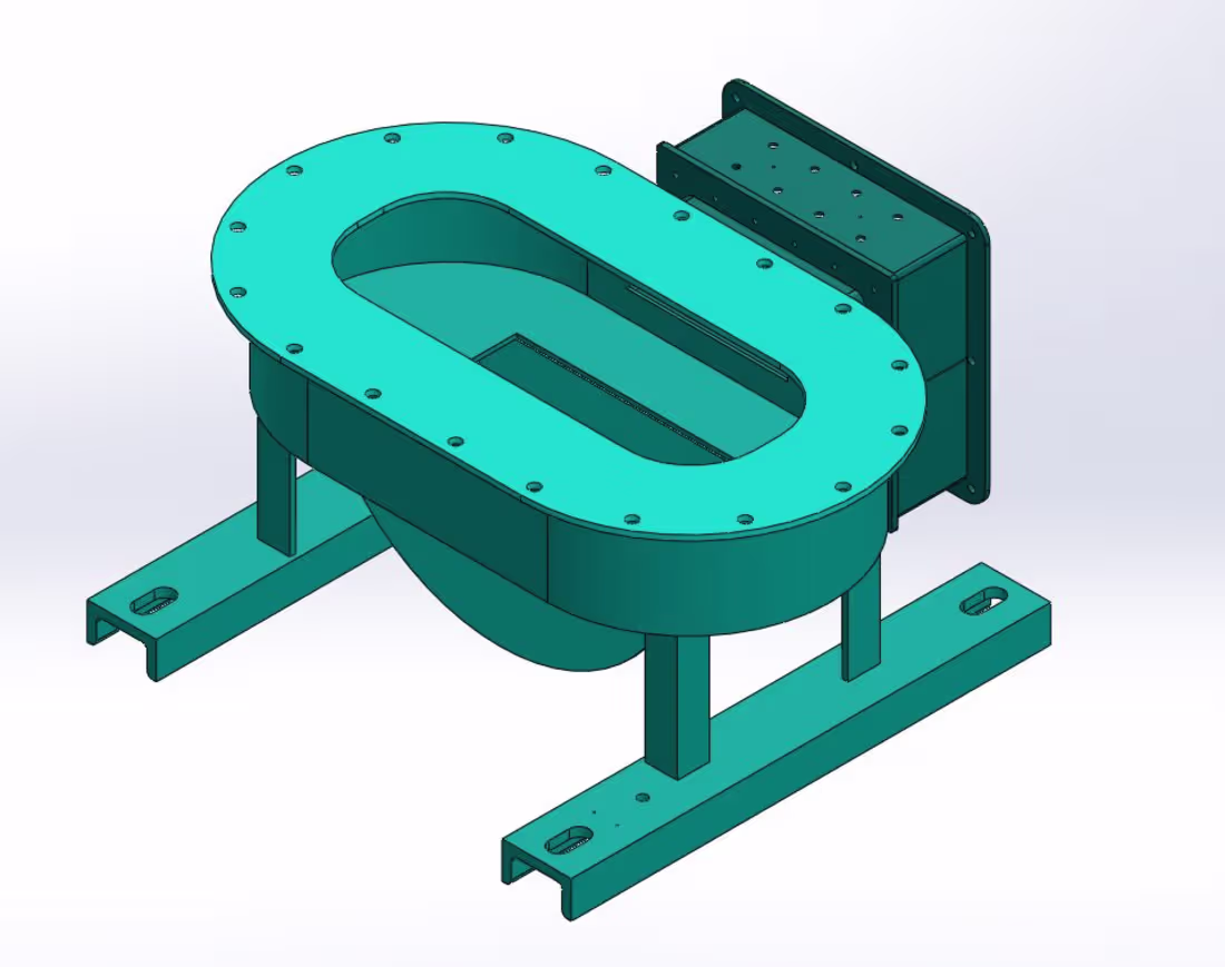 Cover image for Customized material collecting chute 