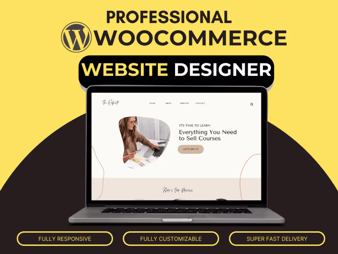 Cover image for design a beautiful wordpress website, wordpress website redesign