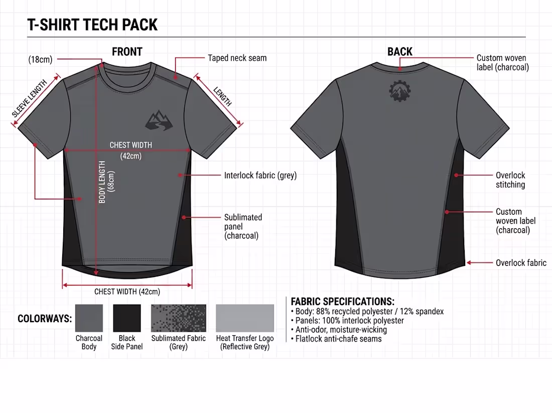 Cover image for T-Shirt Tech Pack Design