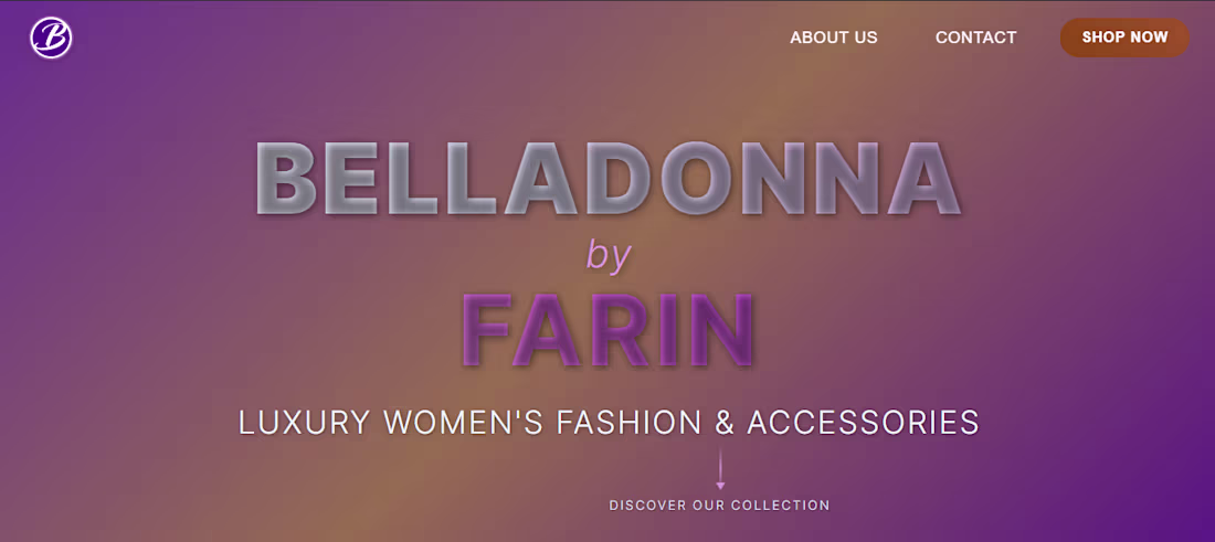 Cover image for A luxury e-commerce website for