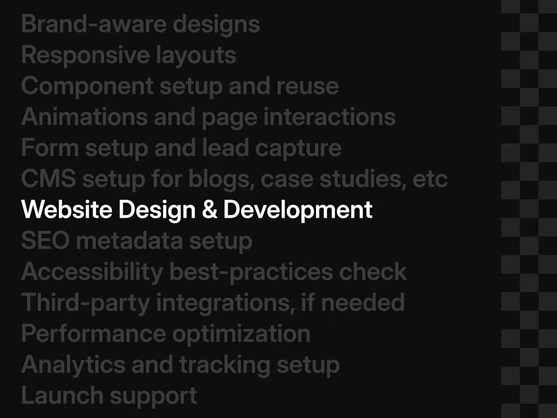 Cover image for Website Design & Development