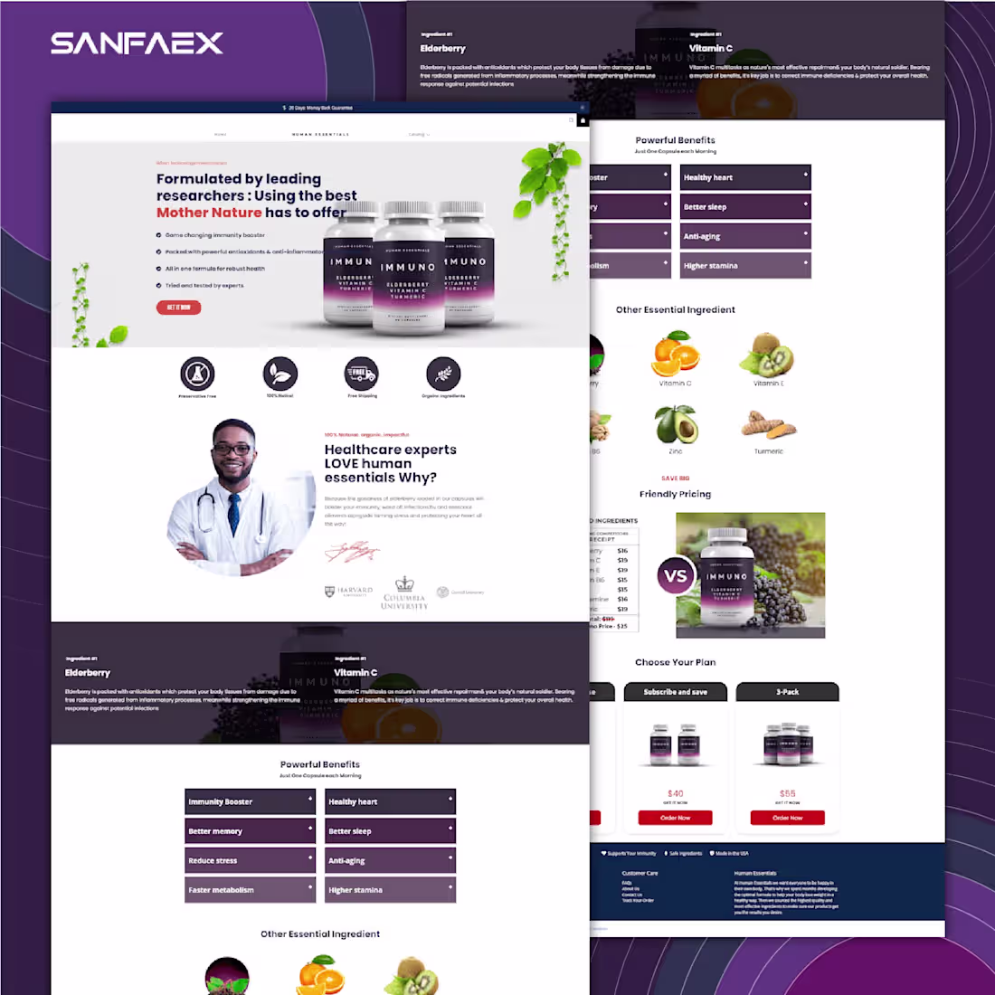 Cover image for Conversion-Optimized Shopify Store for a Supplement Brand