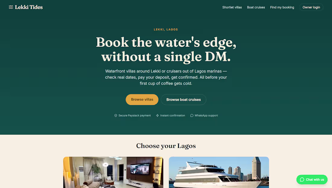 Cover image for Lekki Tides is a full-stack