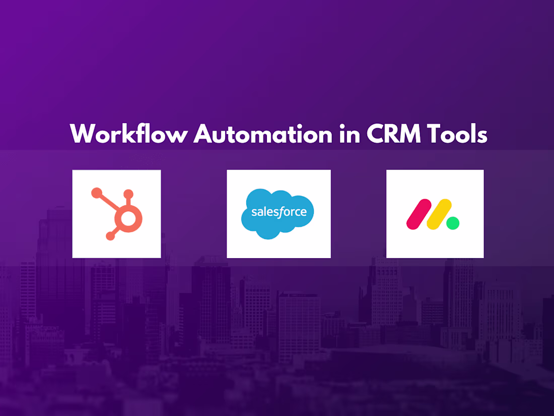 Cover image for Automate workflows in CRM tools- HubSpot, Salesforce, Monday.com