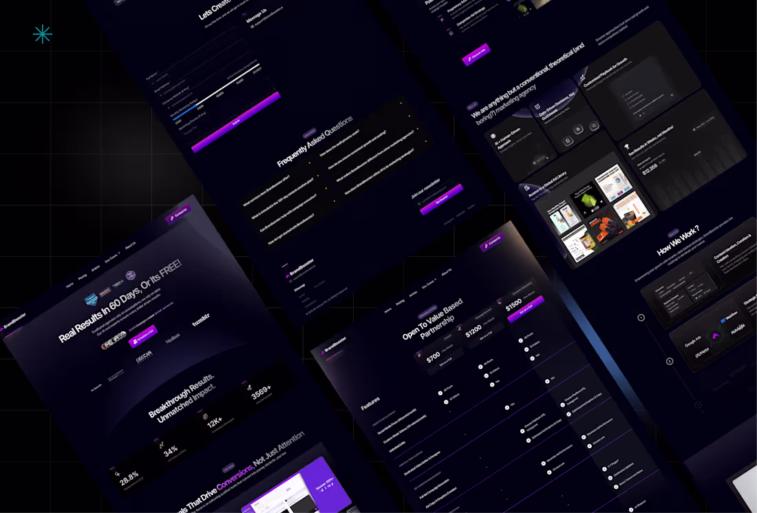 Cover image for BrandBooster: Branding and Webflow Development Case Study
