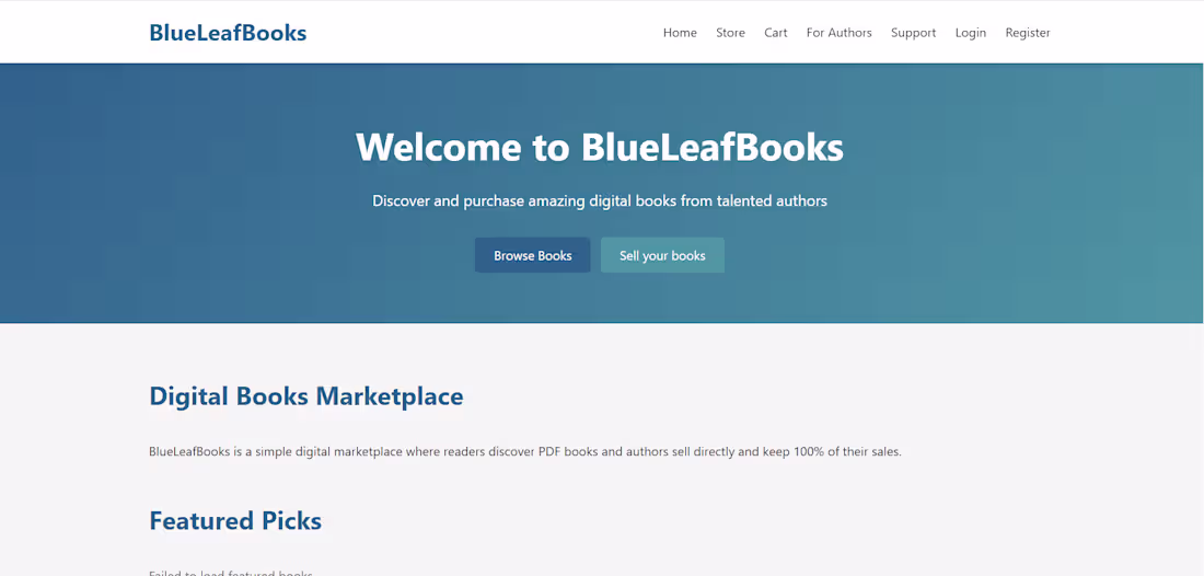 Cover image for BlueLeafBooks