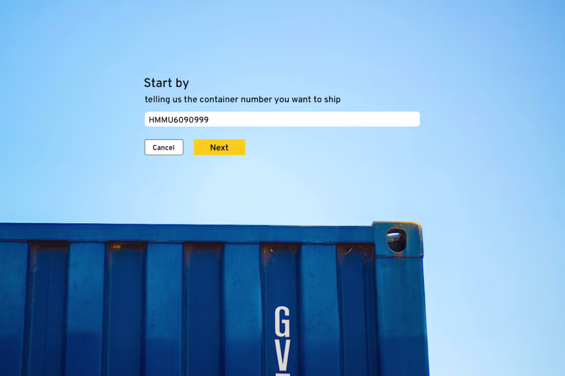 Cover image for NEXT UI: Shipper Flow