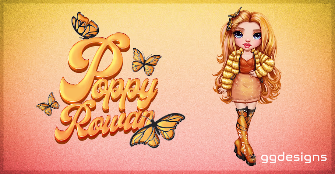 Cover image for ArtStation - Poppy Rowan Logo