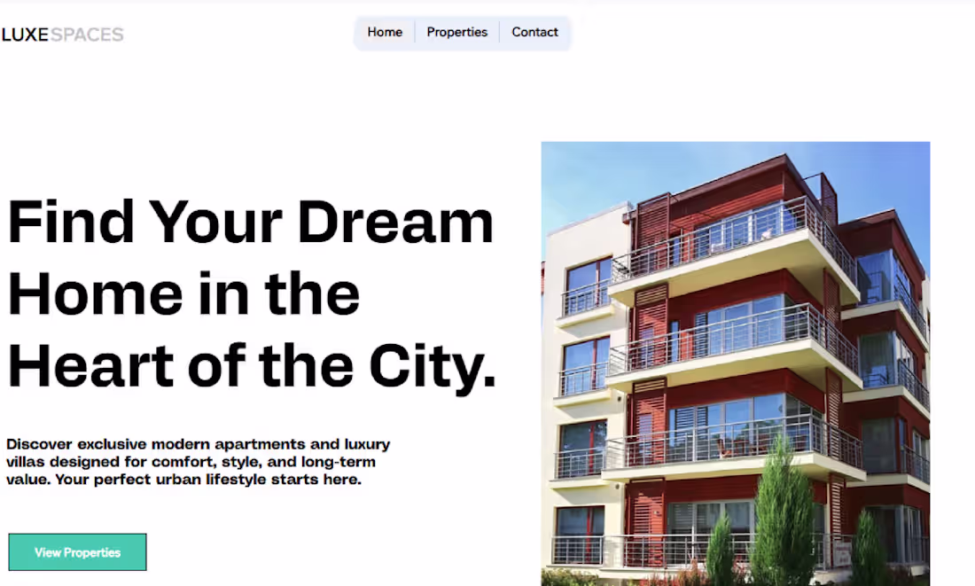 Cover image for A modern, responsive landing page