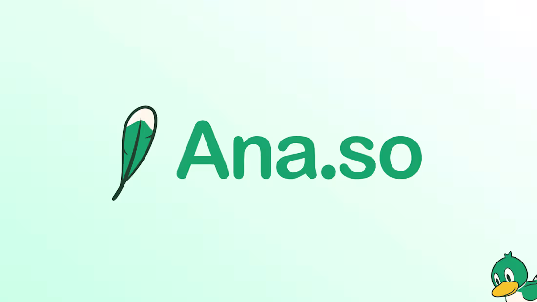 Cover image for Ana.so: Mascot & Brand Identity