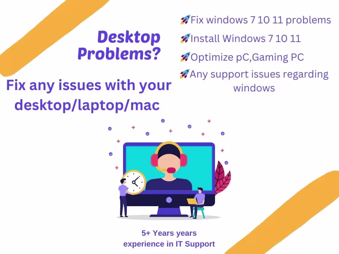 Cover image for I will troubleshoot, repair and fix windows laptop, desktop
