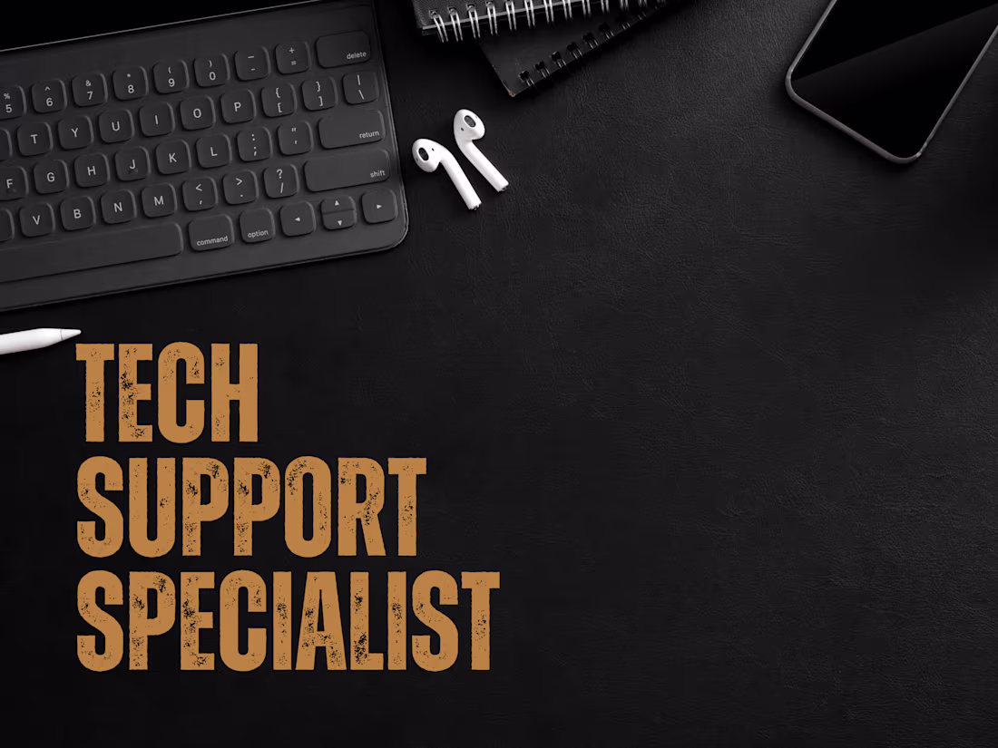 Cover image for Tech Support Specialist for Happy Customers & Scalable Systems