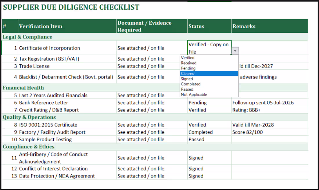 Cover image for 📋 Vendor Onboarding & Due