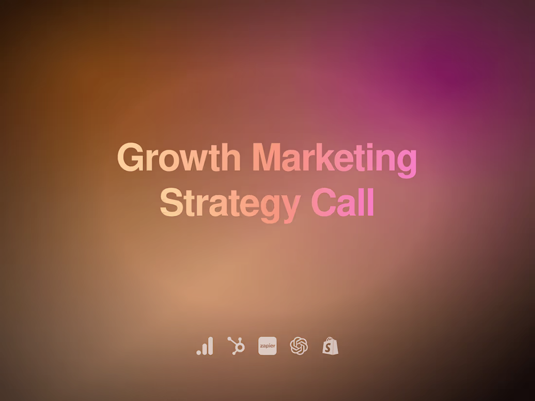 Cover image for 60-Minute Growth & Automation Strategy Session