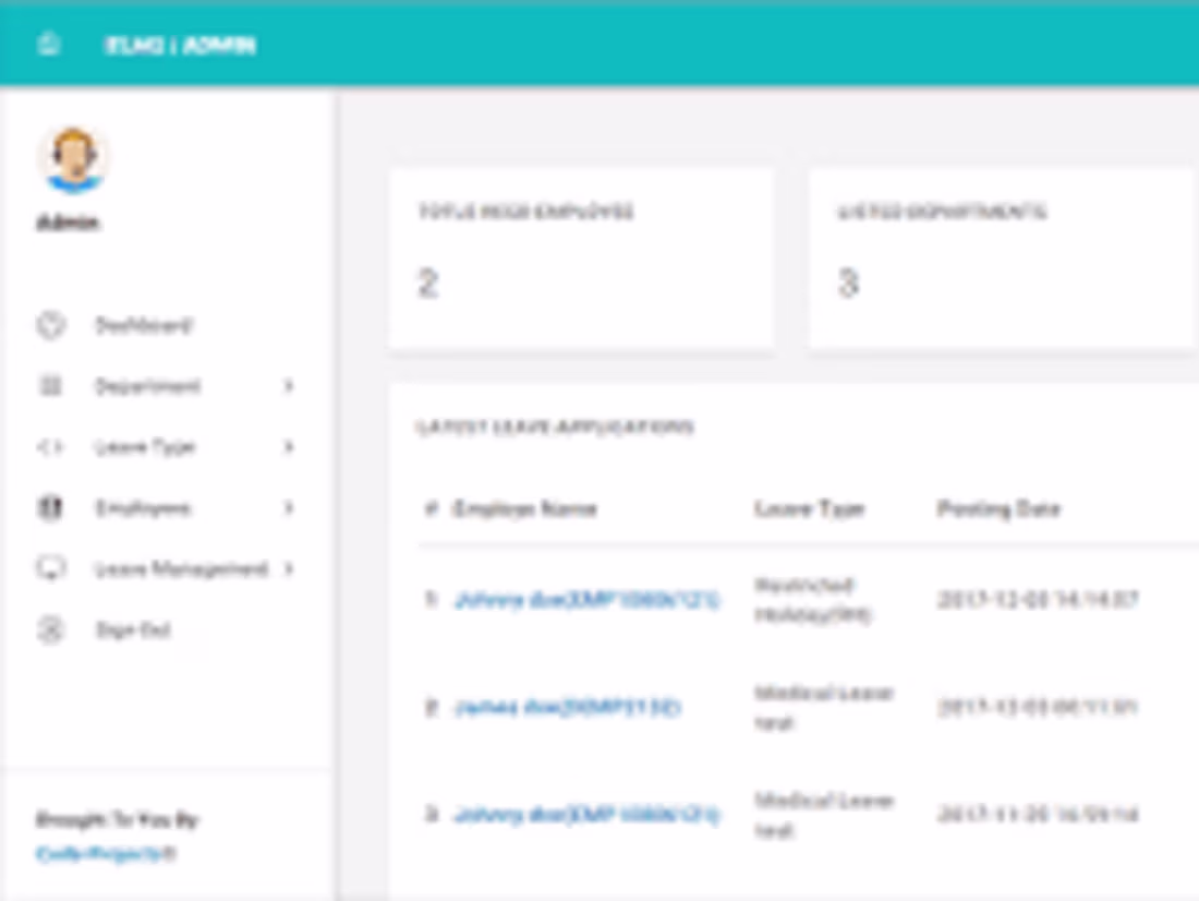 Cover image for Leave Management System