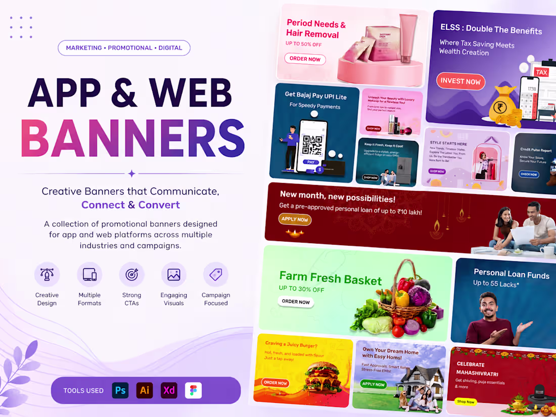 Cover image for App & Web Banners
A collection