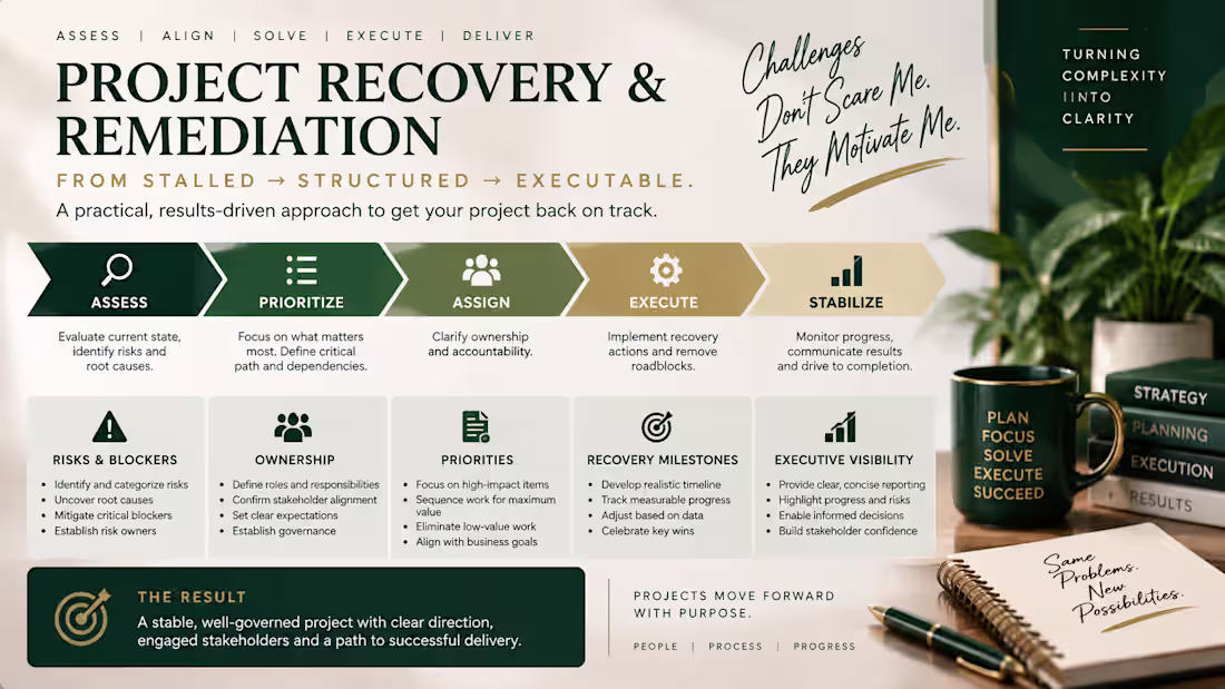 Cover image for Project Recovery & Remediation Framework
I