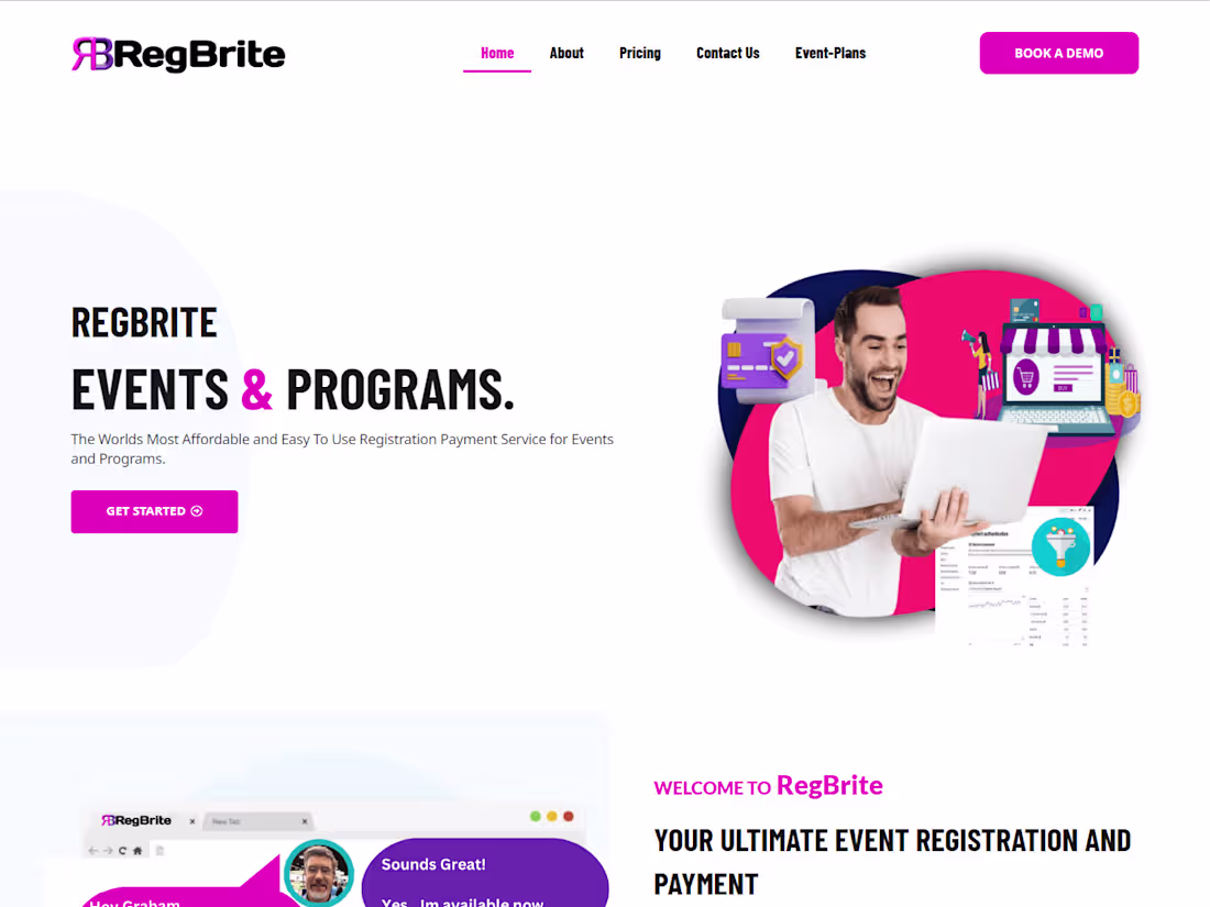 Cover image for Website Redesign for Regbrite.com