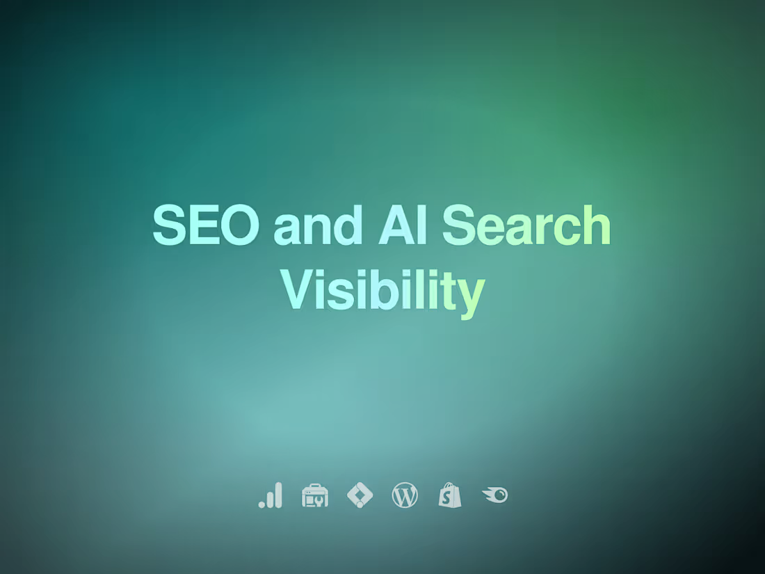 Cover image for SEO & AI Search Visibility