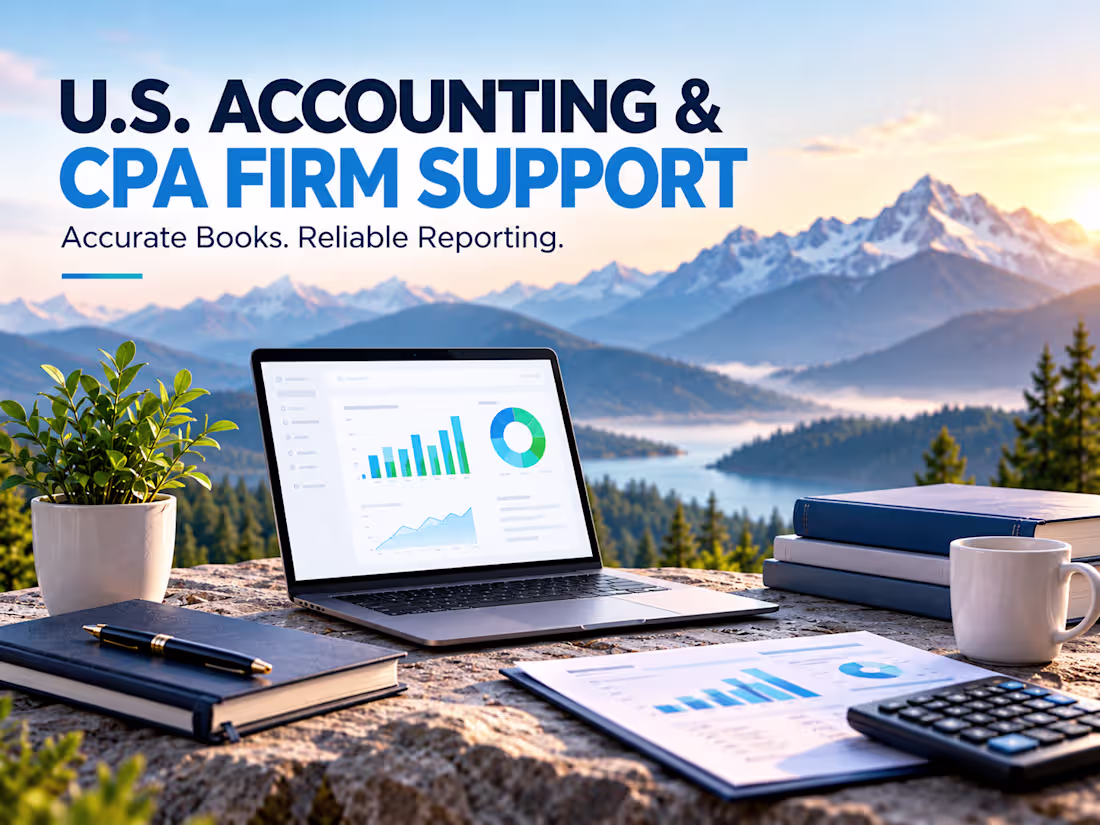 Cover image for U.S. Accounting & CPA Firm Support