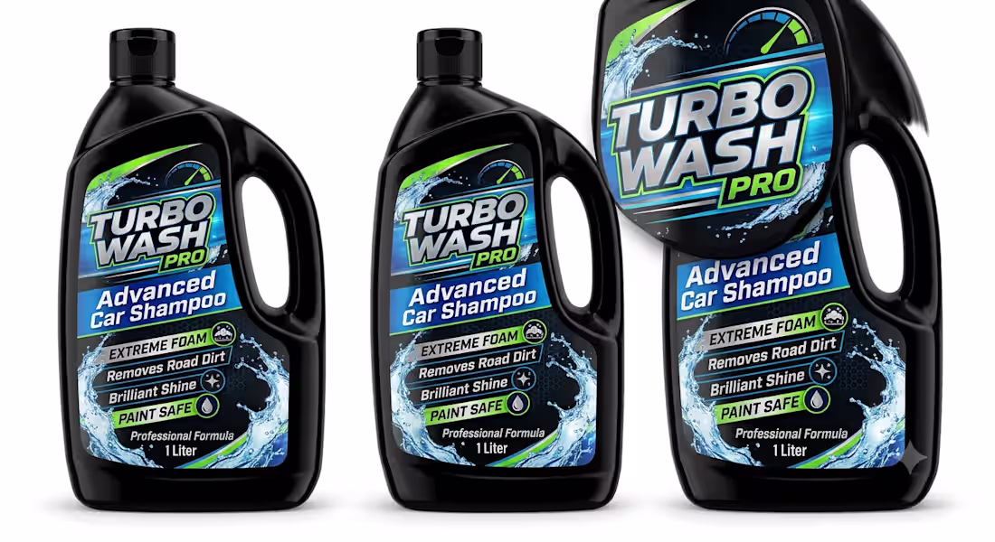 Cover image for Professional Automotive Car Shampoo Label