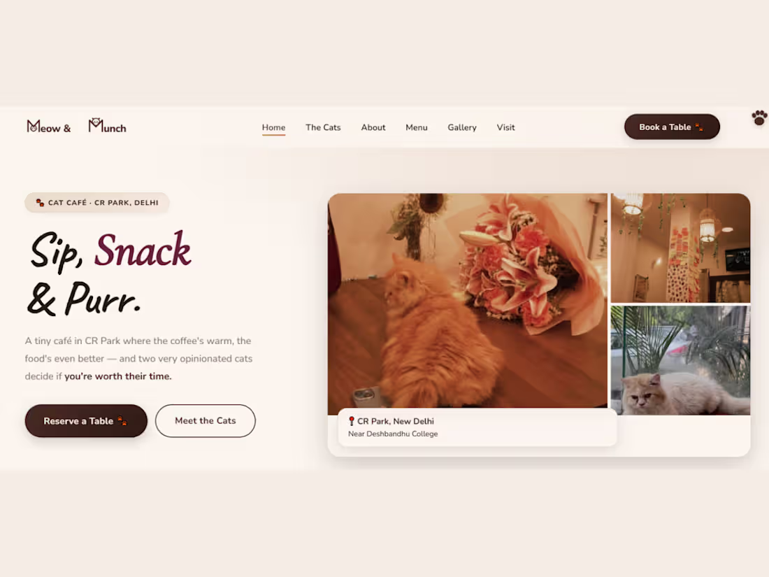Cover image for A website made for a