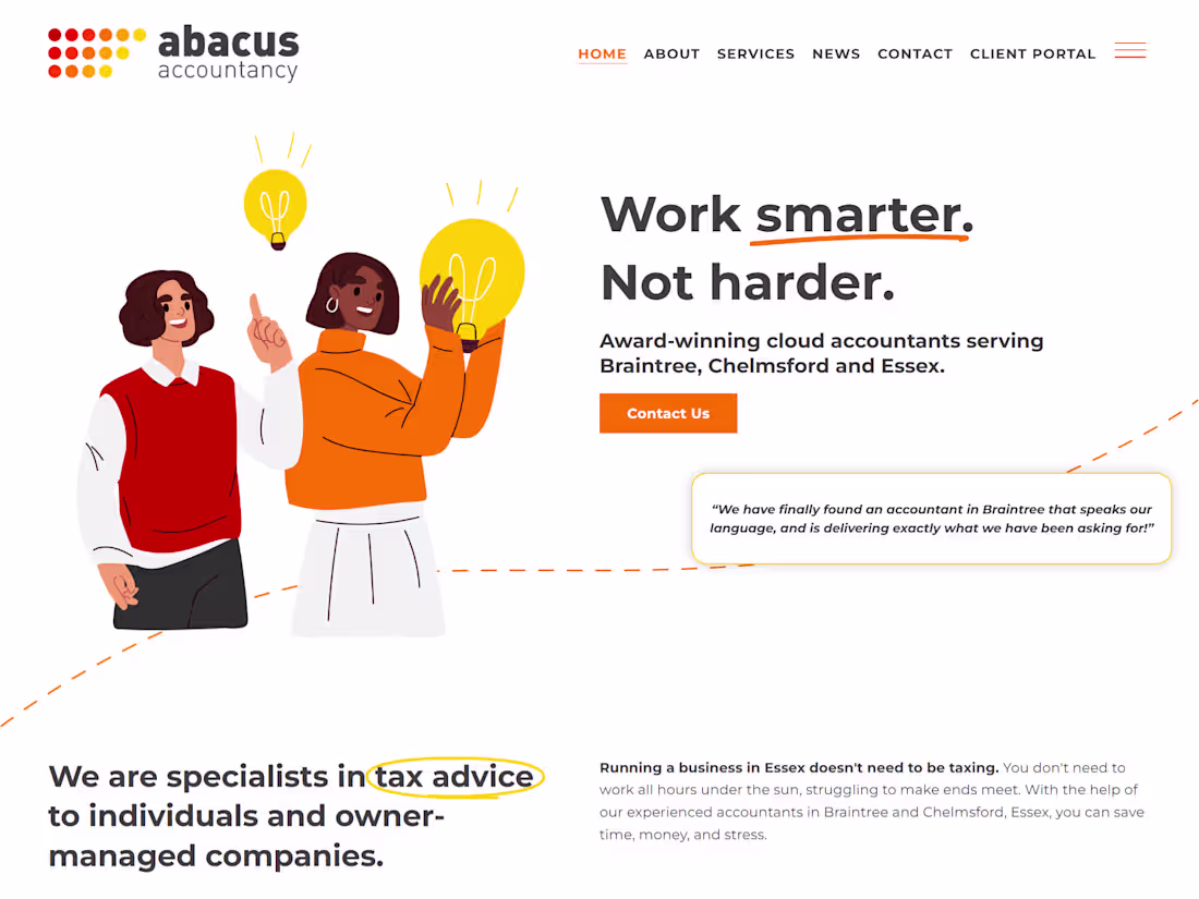 Cover image for Abacus Accountancy, a small team