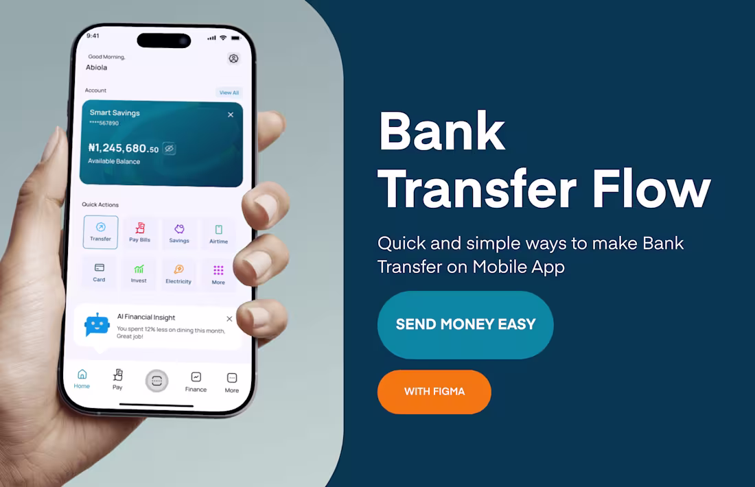 Cover image for 🚀 Mobile Banking Transfer Experience