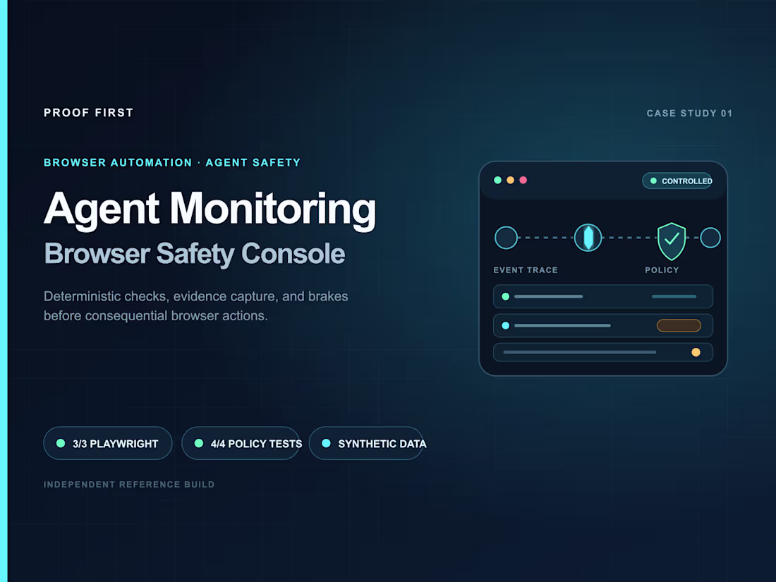 Cover image for Agent Monitoring & Browser Safety Console
