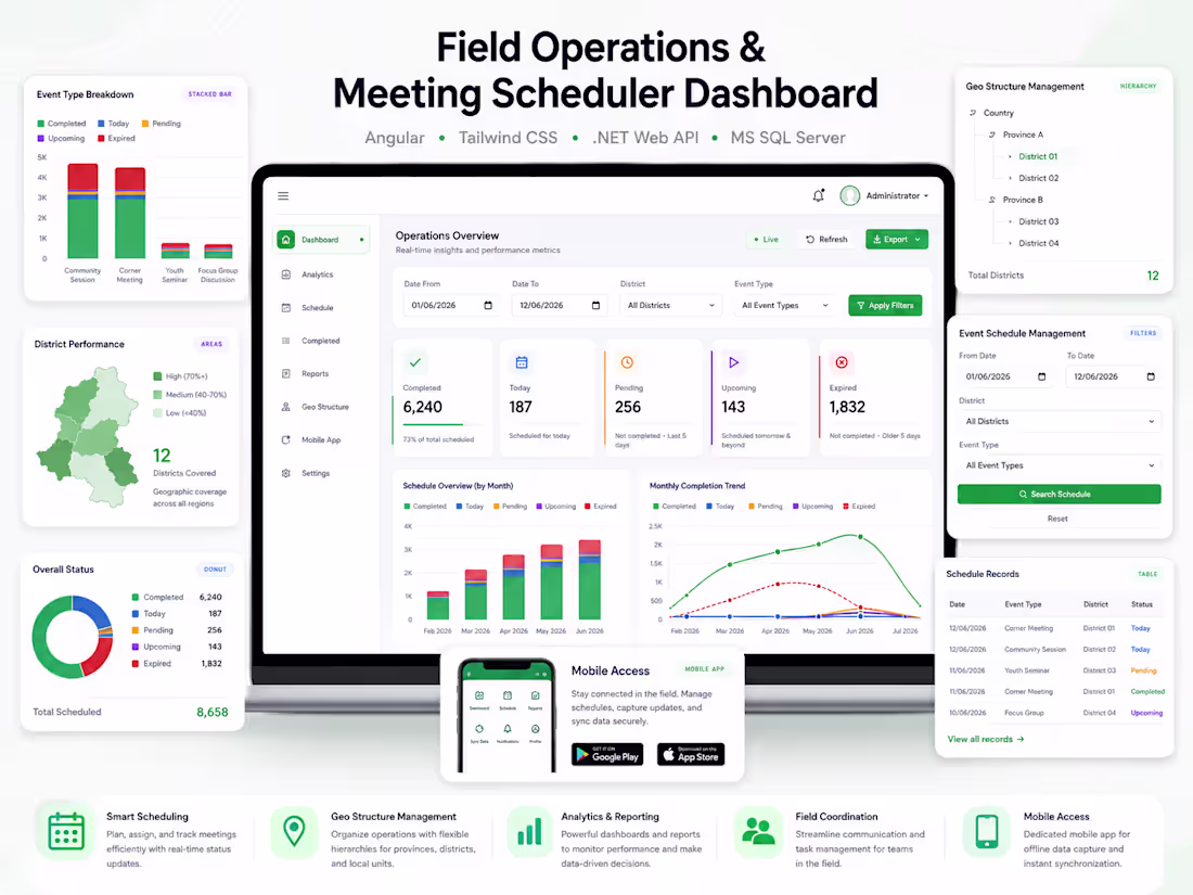 Cover image for Field Operations & Meeting Scheduler