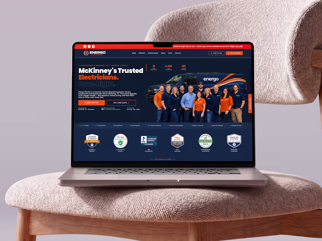 Cover image for Full Website Build (WordPress & Elementor)
