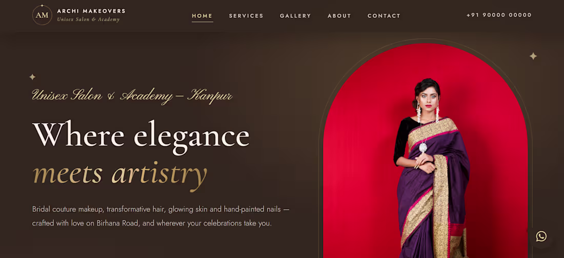 Cover image for Project title:

Salon Website & Online