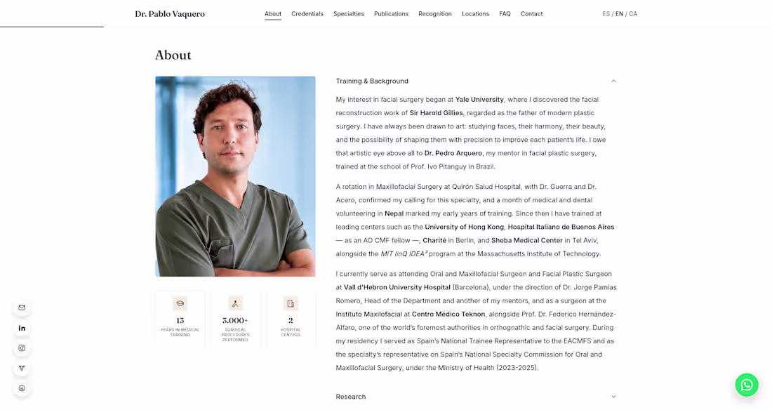 Cover image for Surgeon portfolio