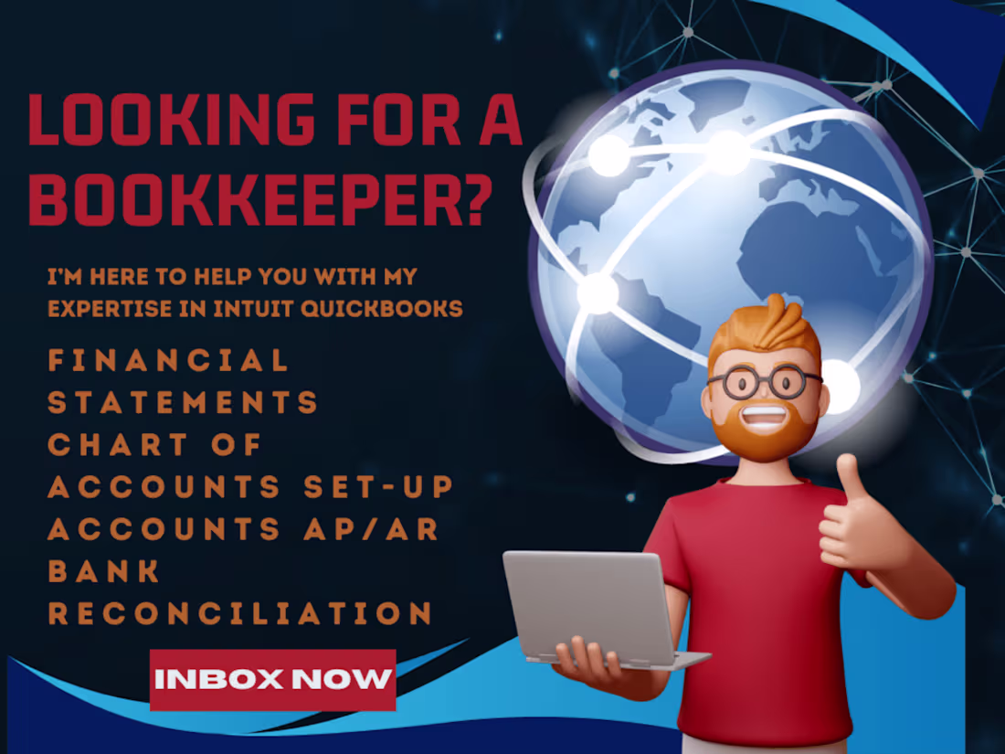 Cover image for QuickBooks Certified ProAdvisor | Expert Bookkeeper 
